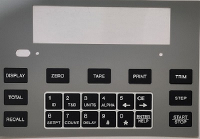 KTK7237A Condec front panel overlay for UMC612
